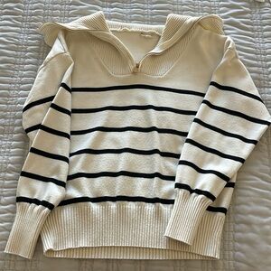 Hem & Thread (from Vici) Half Zip Sweater